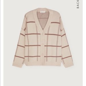 Oak and Fort Plaid Cardigan